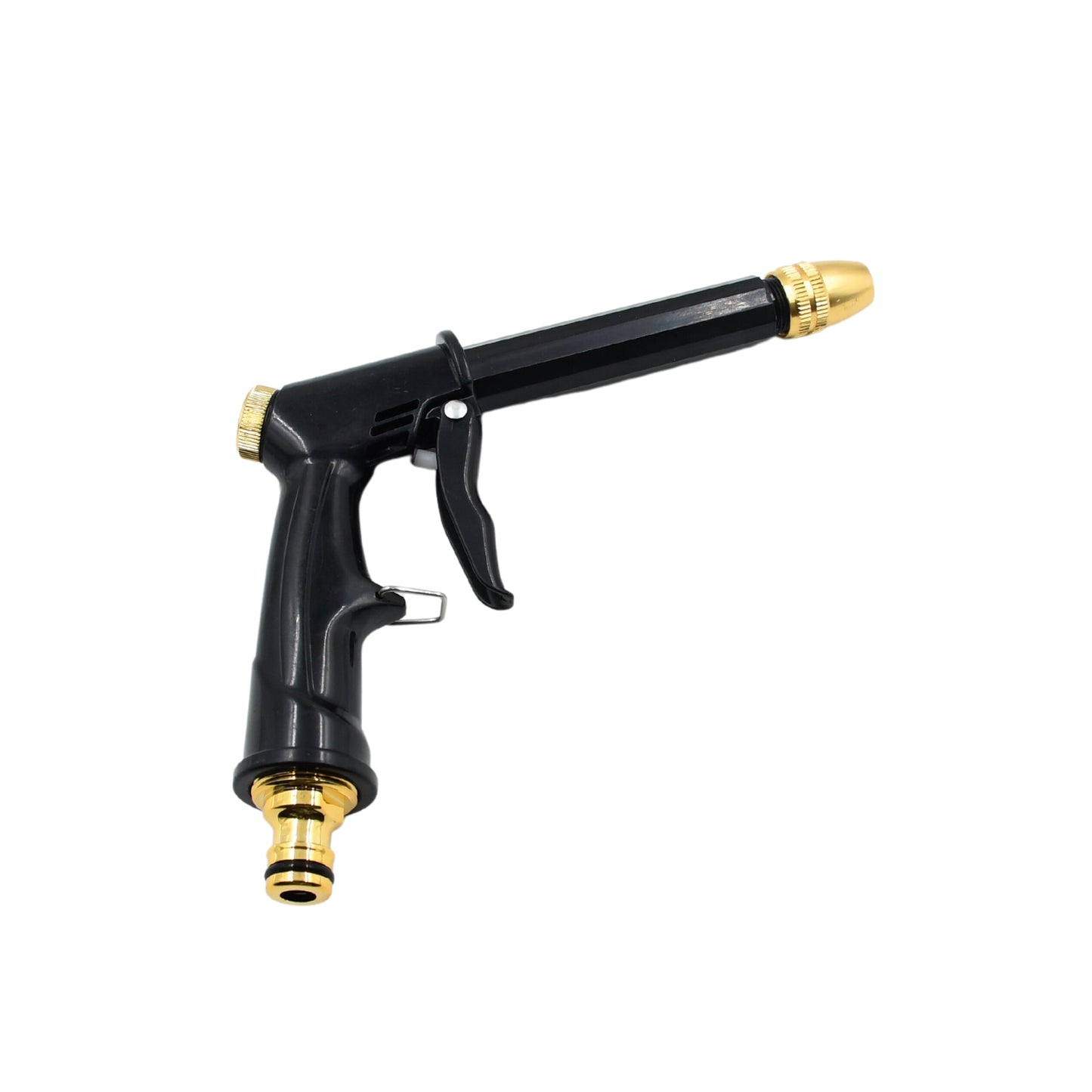 9148 Plastic Body Metal Trigger Brass Nozzle Water Spray Gun For Water Pipe Non-slip Comfortable Grip Multiple Spray Modes Ideal Pipe Nozzle For Car Wash Gardening Other Uses