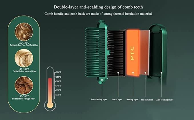 Professional Electric Hair Straightener Comb Brush - Essentials