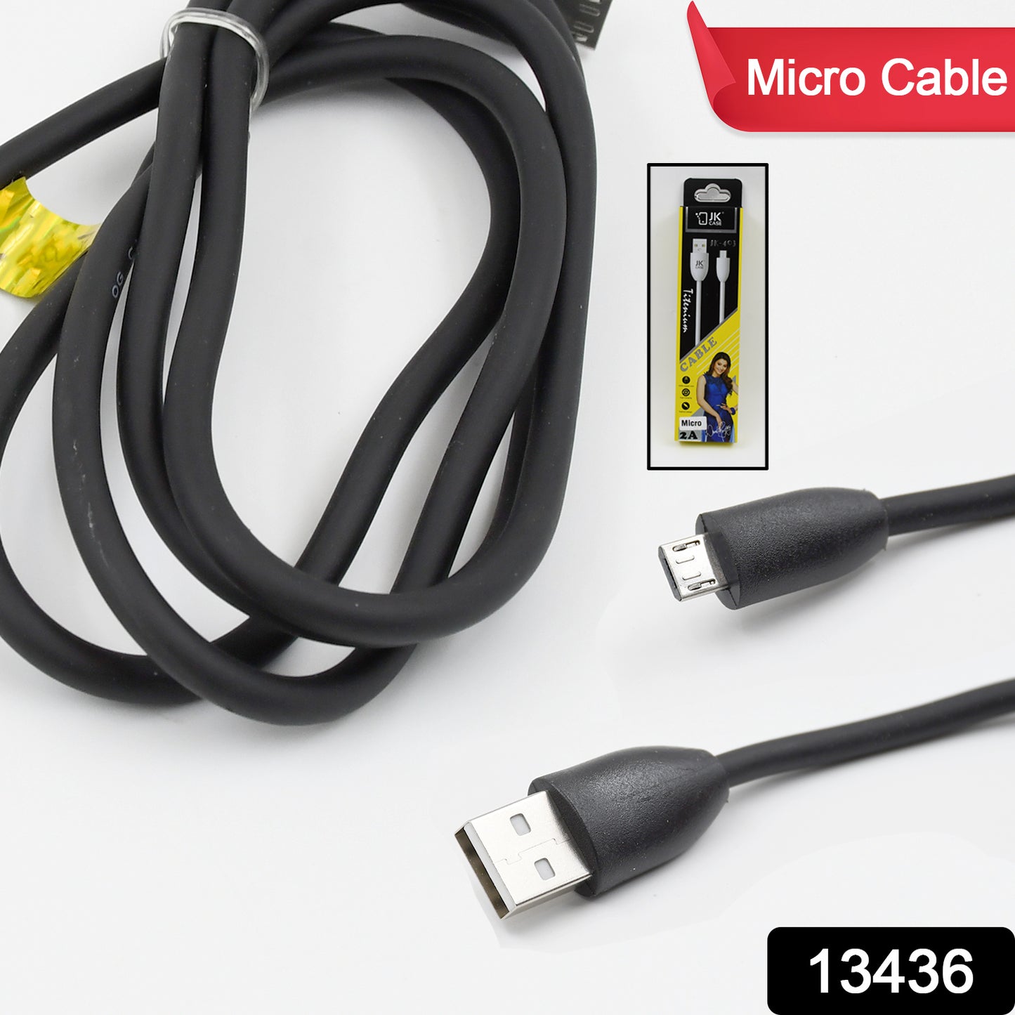 2a Fast Charging For Android Tough Long Micro Cable (1 Pc) - Essentials