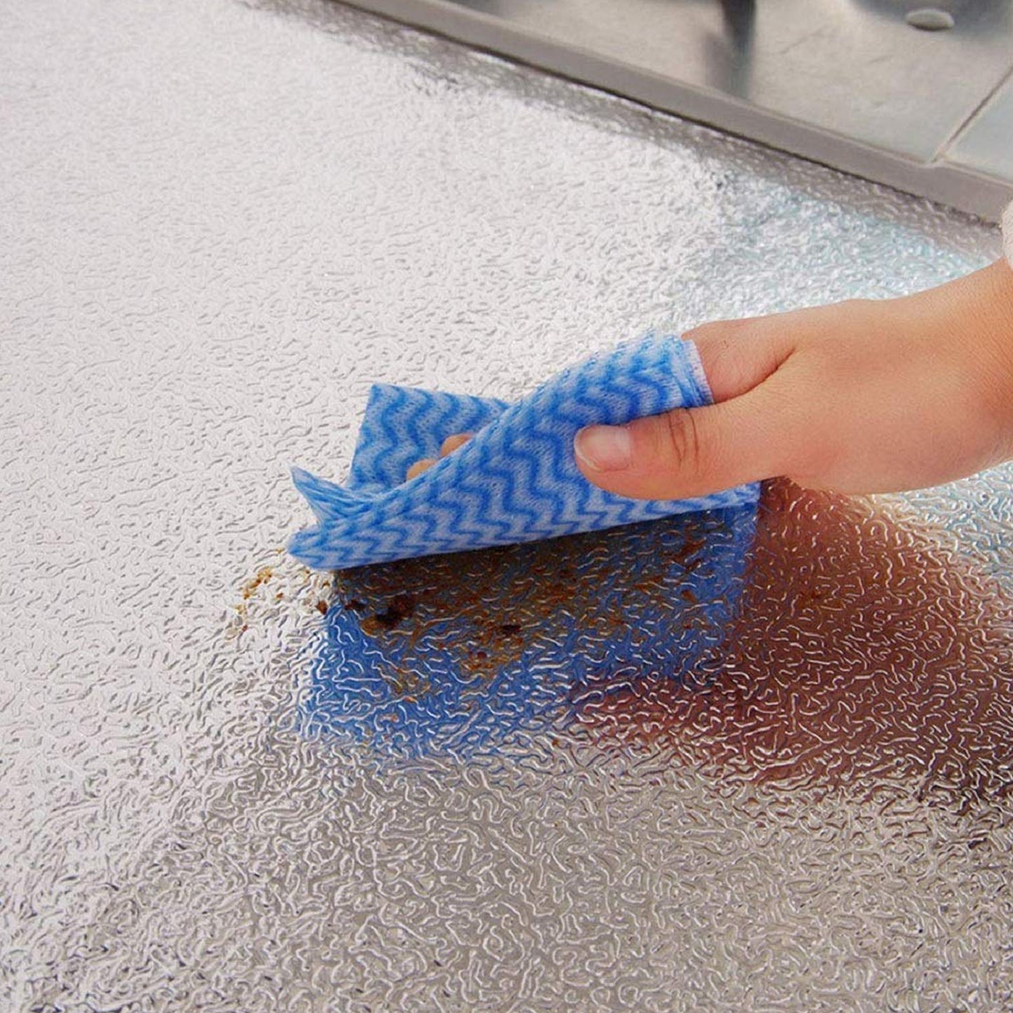 Self-adhesive Kitchen Back Splash Wallpaper Aluminum Foil Wall Paper (60200 Cm) - Essentials