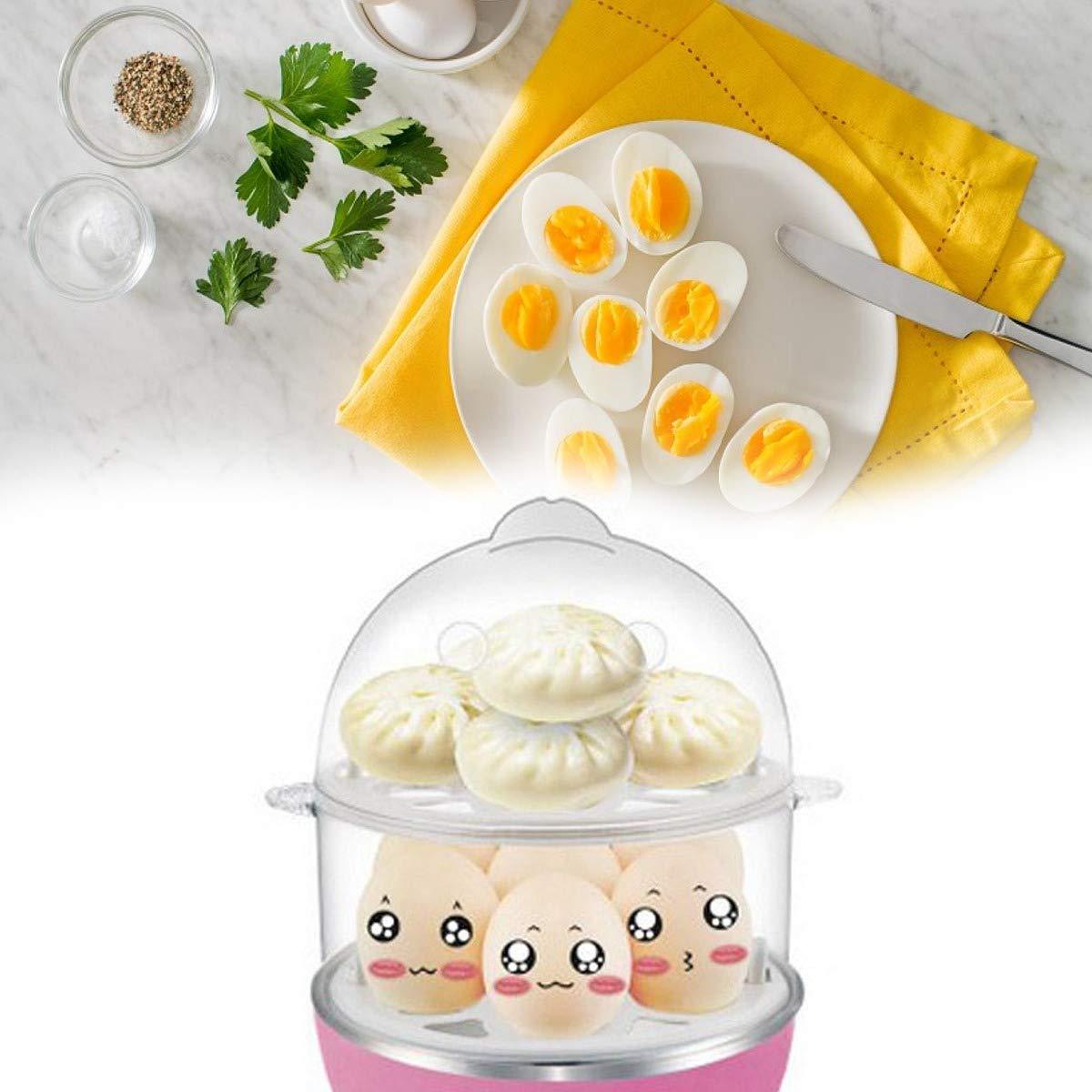 115 Multi-function 2 Layer 14 Egg Cooker Boilers  Steamer - Essentials