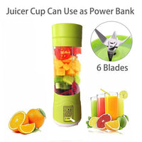 133 Portable Usb Electric Juicer - 6 Blades (Protein Shaker) - Essentials