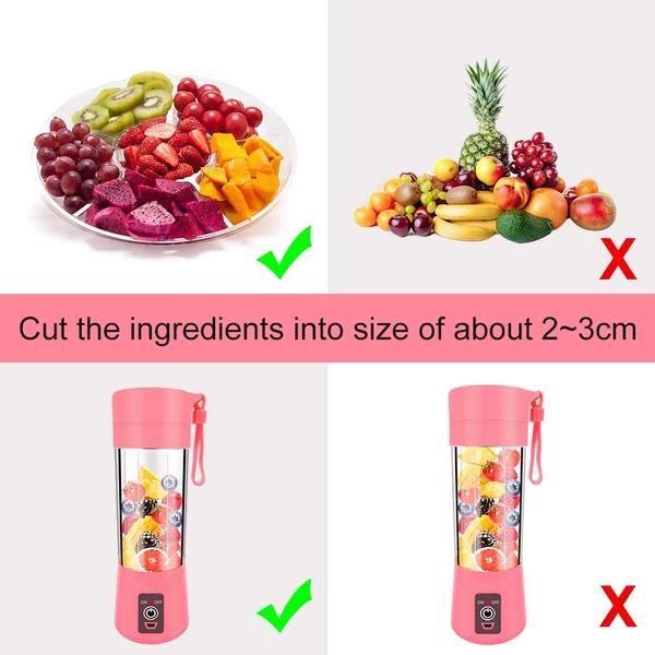 133 Portable Usb Electric Juicer - 6 Blades (Protein Shaker) - Essentials