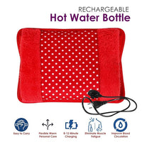 Velvet Hot Water Bag For Pain Relief Massage Heat Pouch - Essentials