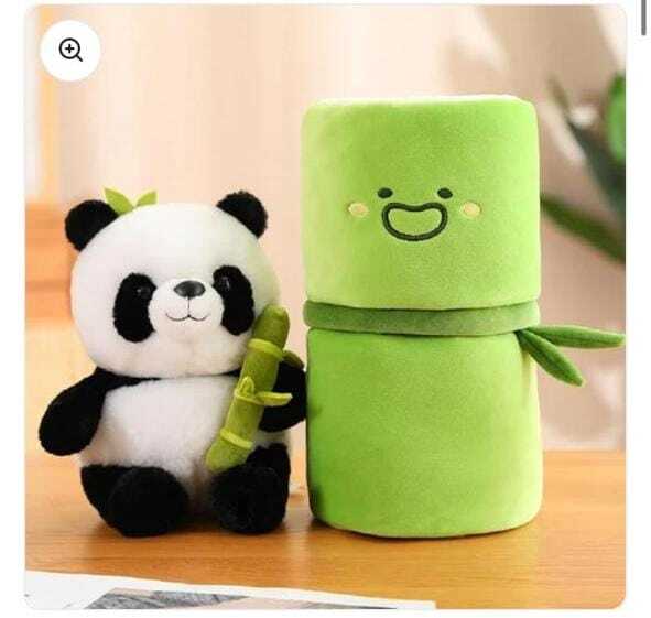 Panda Plush with Bamboo Soft Toy - Essentials