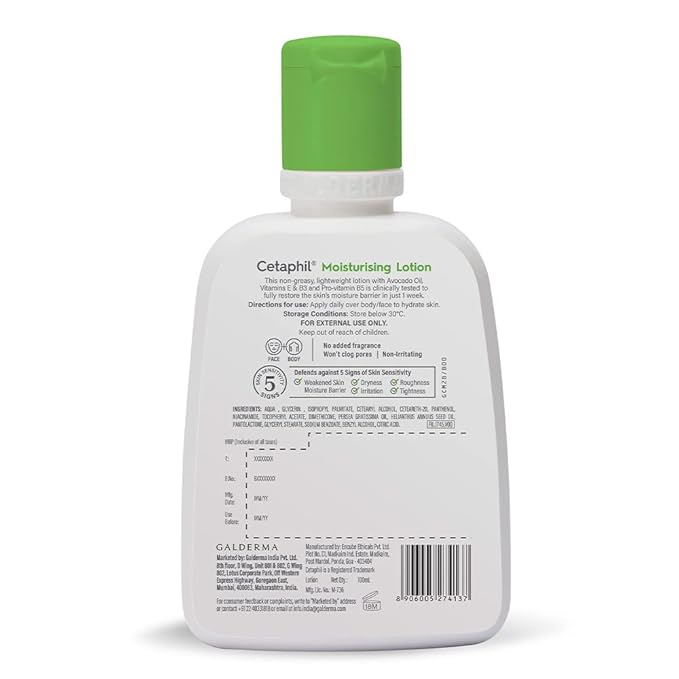 Cetaphil Moisturizing Lotion for Normal To Combination, Sensitive Skin - Essentials