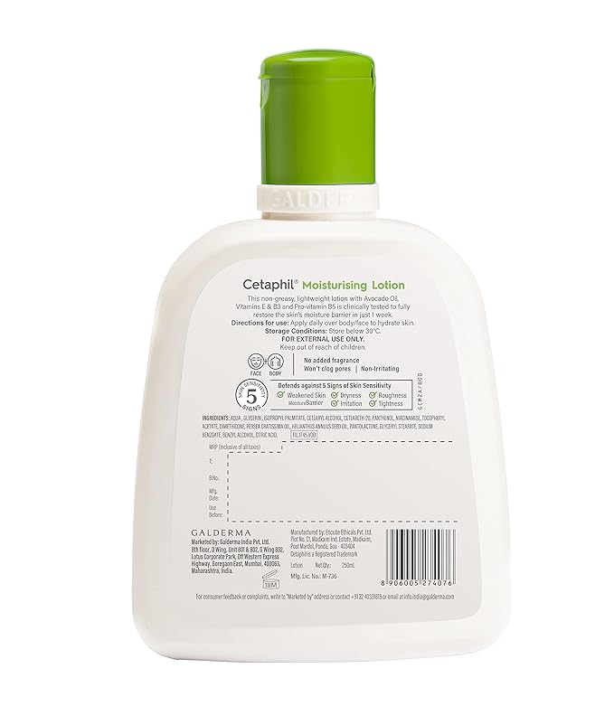 Cetaphil Moisturizing Lotion + Gentle Skin Cleanser for Sensitive Or Dry Skin - Essentials