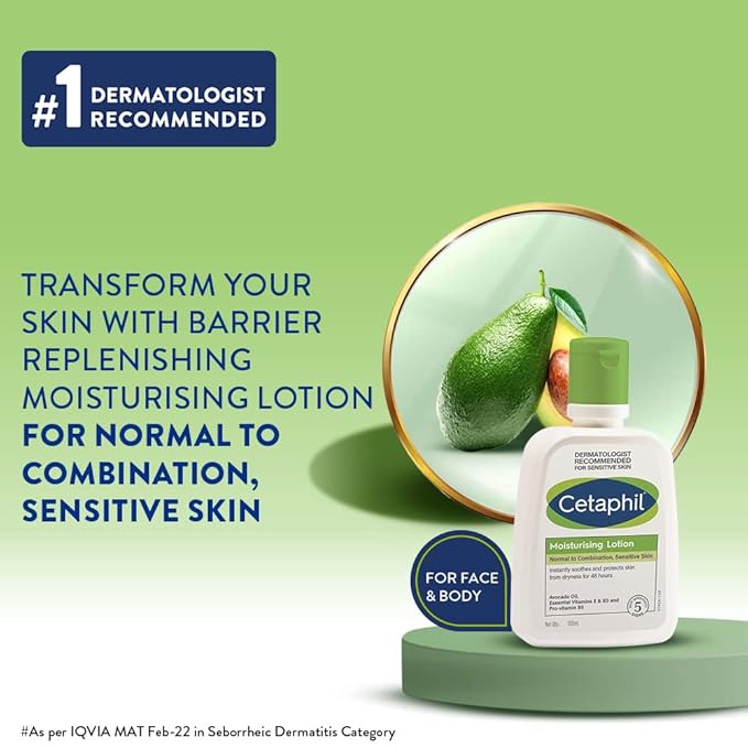 Cetaphil Moisturizing Lotion for Normal To Combination, Sensitive Skin - Essentials