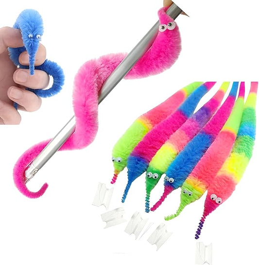 Magic Worm Toys Versatile Fidget and Tools Ideal for Increasing Focus Magic Kit for Kids and Adults, Multicolor - Essentials