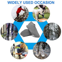 Waterproof Shoe Covers Reusable Silicone Cover Shoes Rain Boots - Essentials