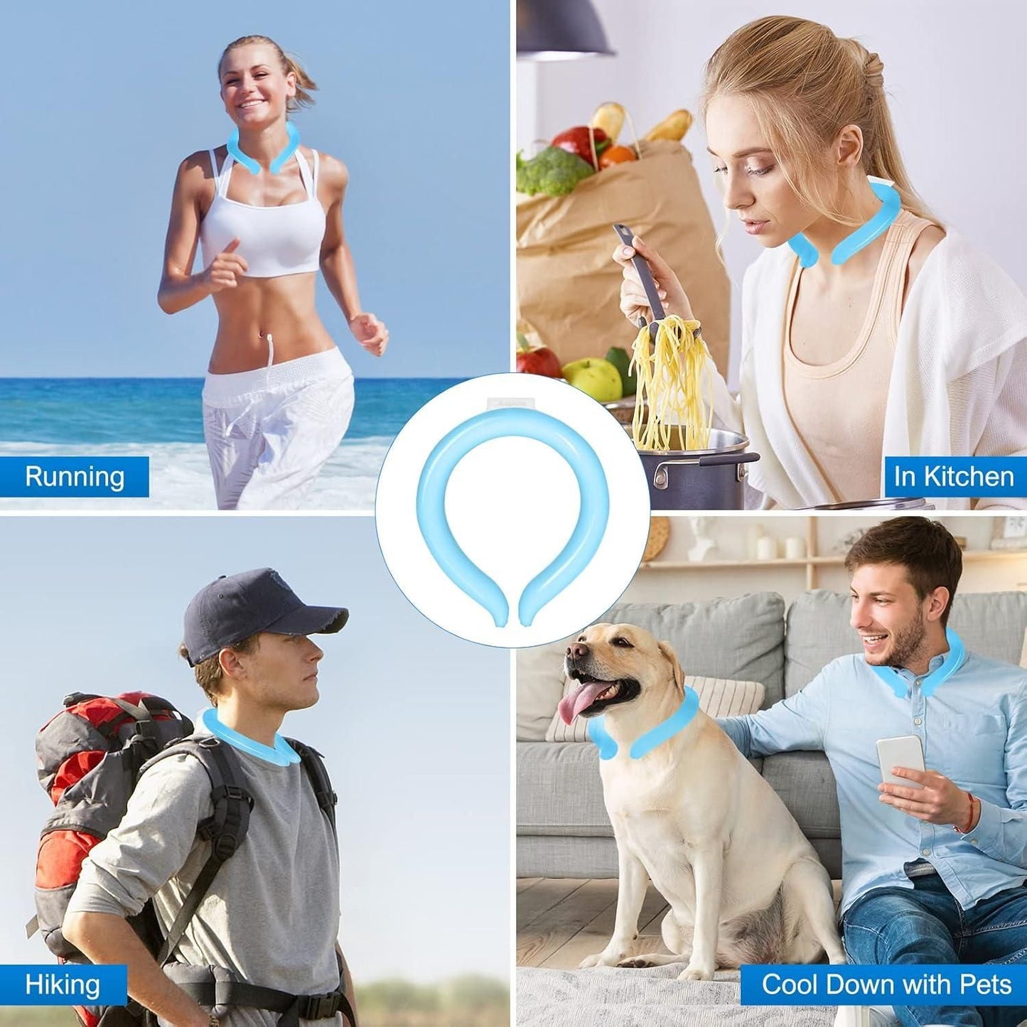 Reusable Neck Cooling Wraps Tube - Essentials