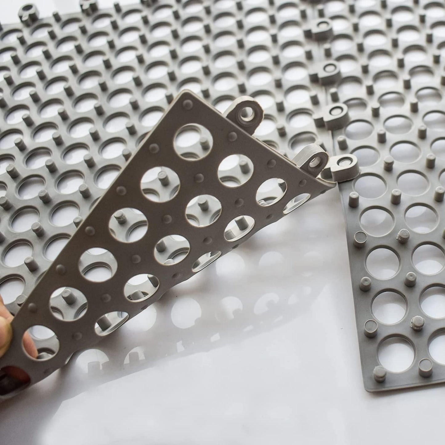 Bathroom Anti Slip Tile Mat (Pack of 2) - Essentials