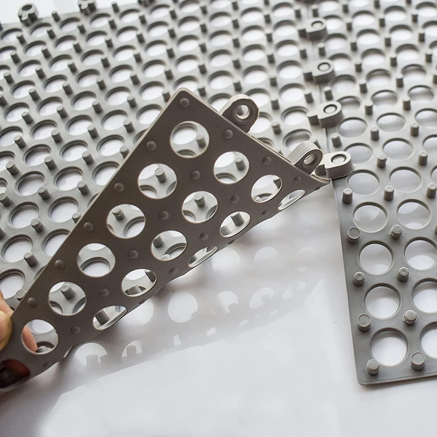 Bathroom Anti Slip Tile Mat (Pack of 2) - Essentials