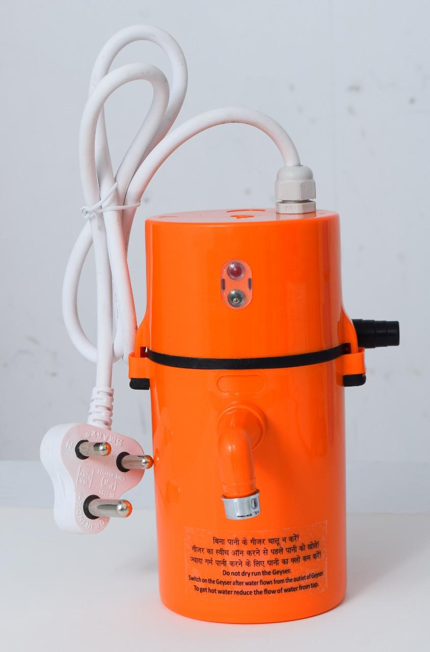 Instant Electric Water Geyser(Random Colours Available) - Essentials