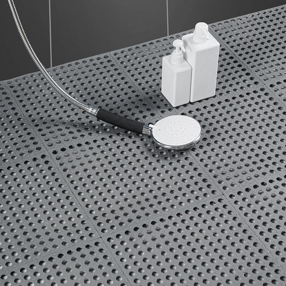 Bathroom Anti Slip Tile Mat (Pack of 2) - Essentials