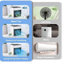 Portable Mini Air Conditioner Small Size 500Ml Water Tank USB Powered - Essentials
