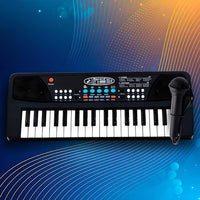 37 Keys Piano Keyboard Toy with Microphone, USB Power Cable & Sound Recording Function Analog Portable Keyboard - Essentials
