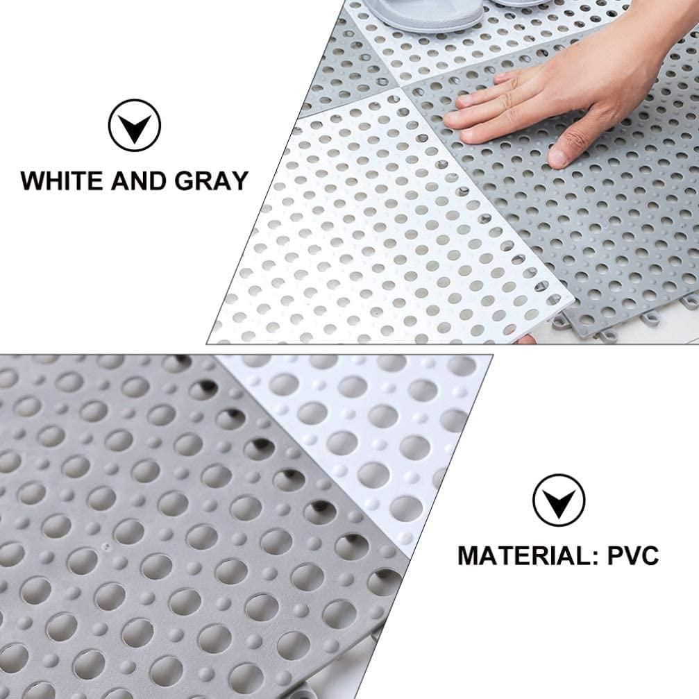Bathroom Anti Slip Tile Mat (Pack of 2) - Essentials
