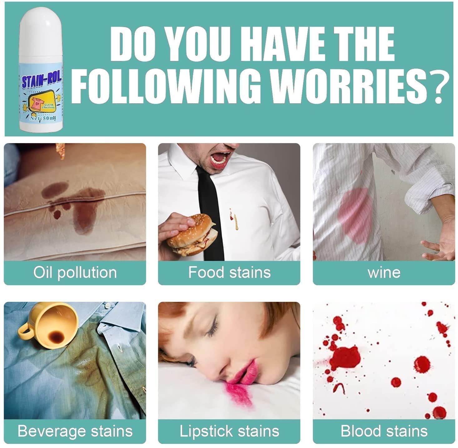 White Cotton Clothes Stain Remover Roll Bead Design - Essentials