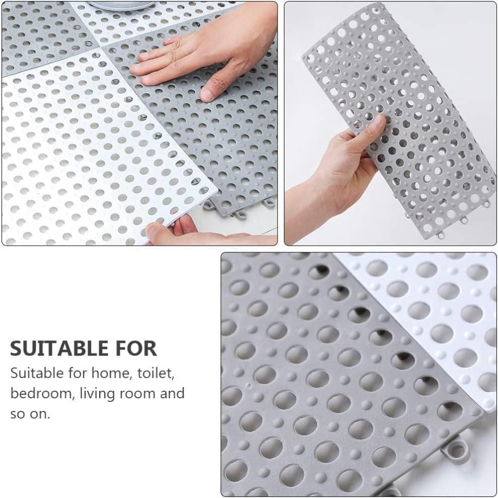 Bathroom Anti Slip Tile Mat (Pack of 2) - Essentials