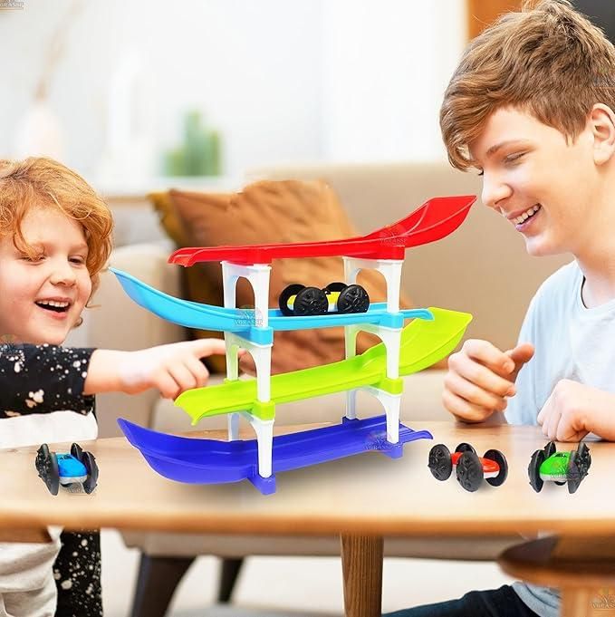 Ramp Racer , Multi level Ramp Racing Car Toy Set - Essentials