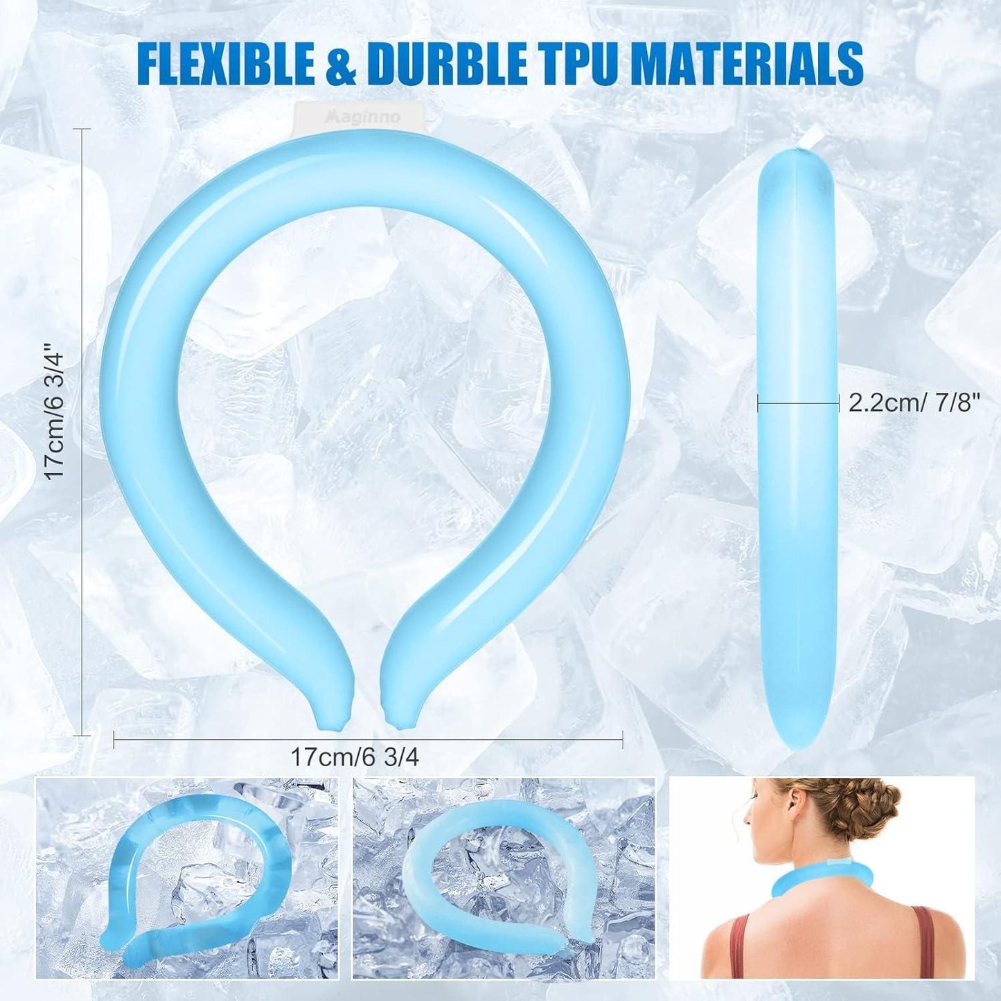 Reusable Neck Cooling Wraps Tube - Essentials