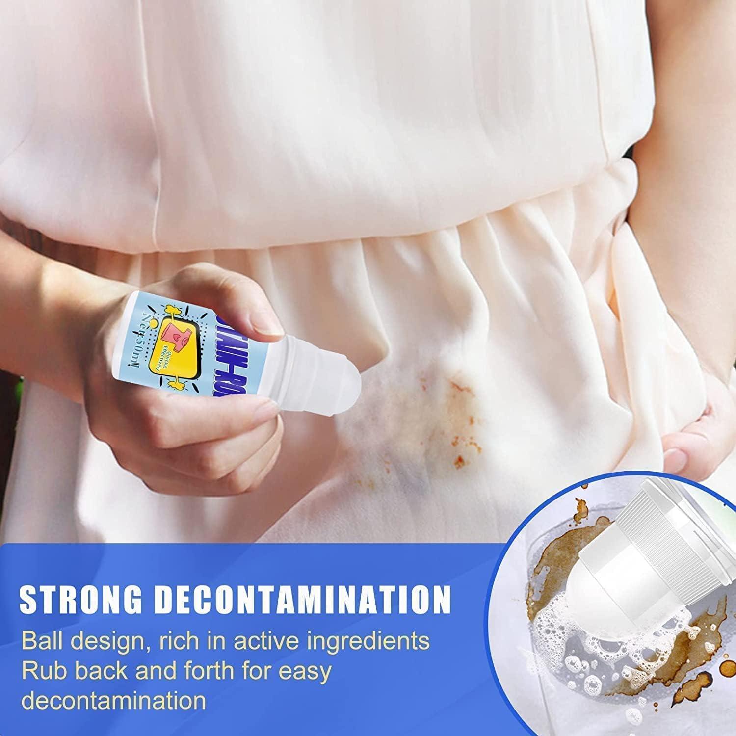 White Cotton Clothes Stain Remover Roll Bead Design - Essentials