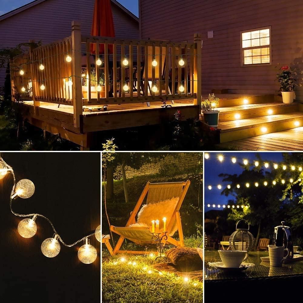 New 16 LED Crystal Balls String Light - Essentials