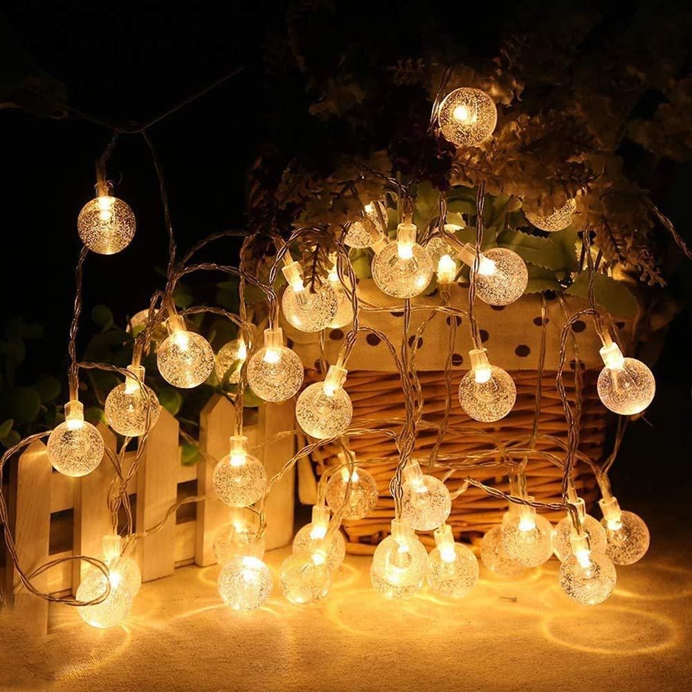 New 16 LED Crystal Balls String Light - Essentials