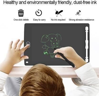 Multicolor Plain LCD Writing Screen Tablet Drawing Board for Kids - Essentials