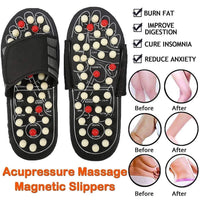 Acupressure and Magnetic Therapy Paduka Slippers for Full Body Blood Circulation For Men and Women - Essentials