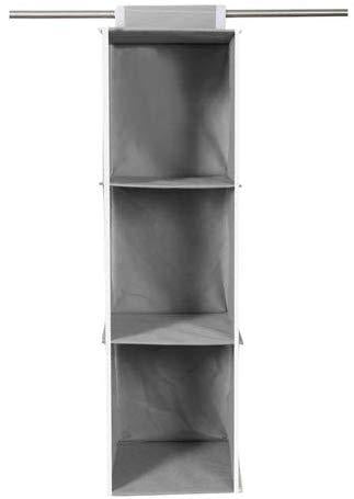 Cloth Organizer - Hanging 3 Shelves Wardrobe Organizer - Essentials