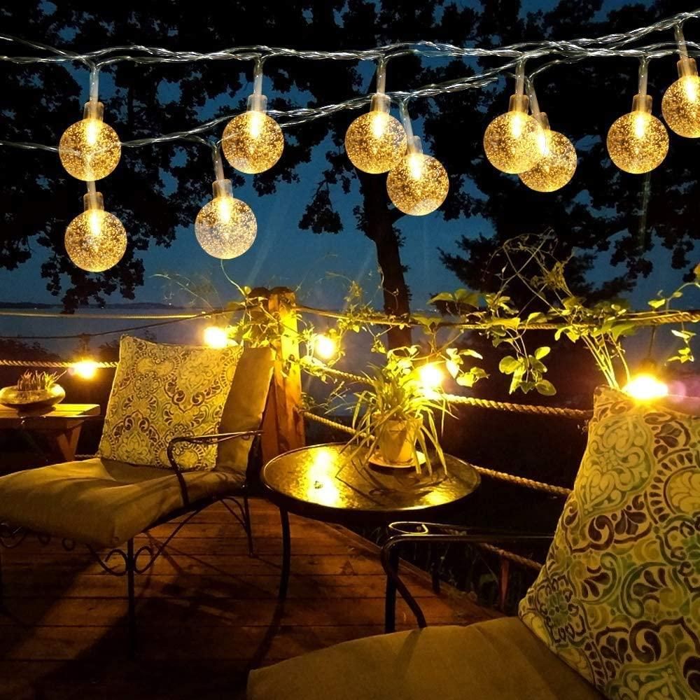 New 16 LED Crystal Balls String Light - Essentials