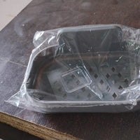 Plastic Soap Dish Holder For Bathroom Shower Wall Mounted Self Adhesive (1 Pc) - Essentials