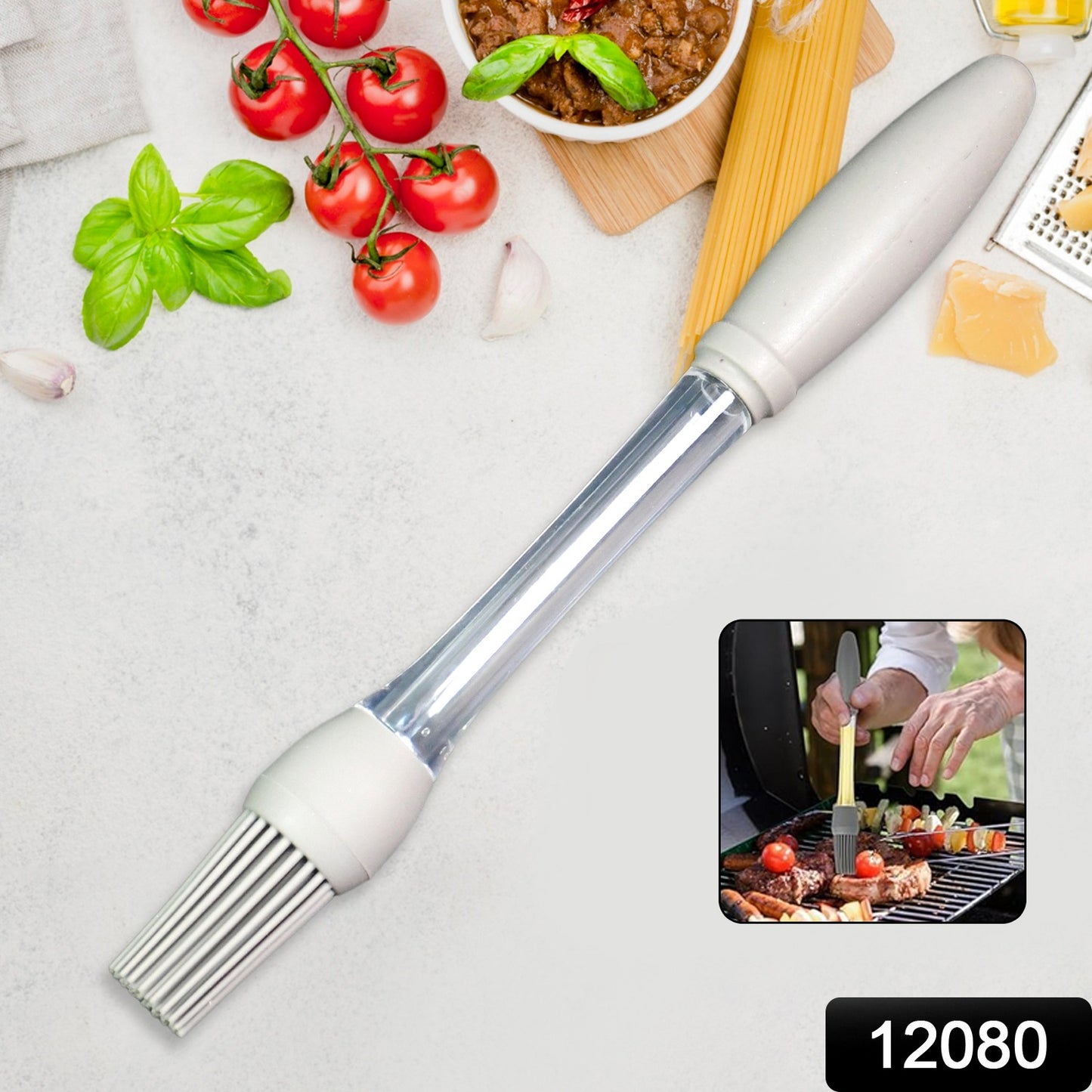 Silicone Oil Brush Pastry Brush Oil Cooking Brush (1 Pc) - Essentials