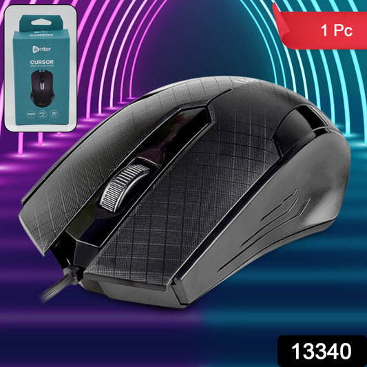 Computer  Laptop Wired Optical Mouse (1 Pc) - Essentials