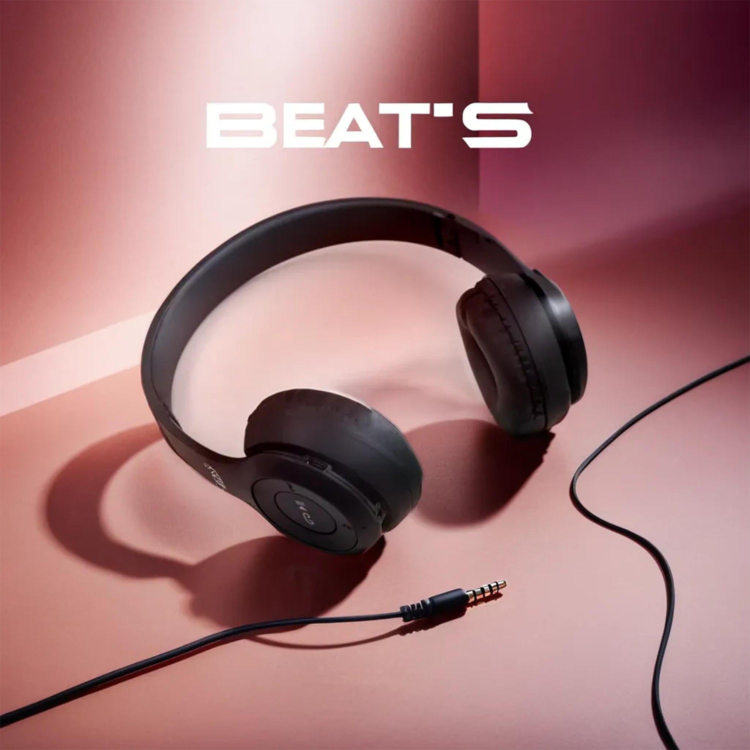 13052 Wireless Headphone Over The Head Bluetooth Headset Foldable Headband Hands-free With Calling Function (1 Pc) - Essentials