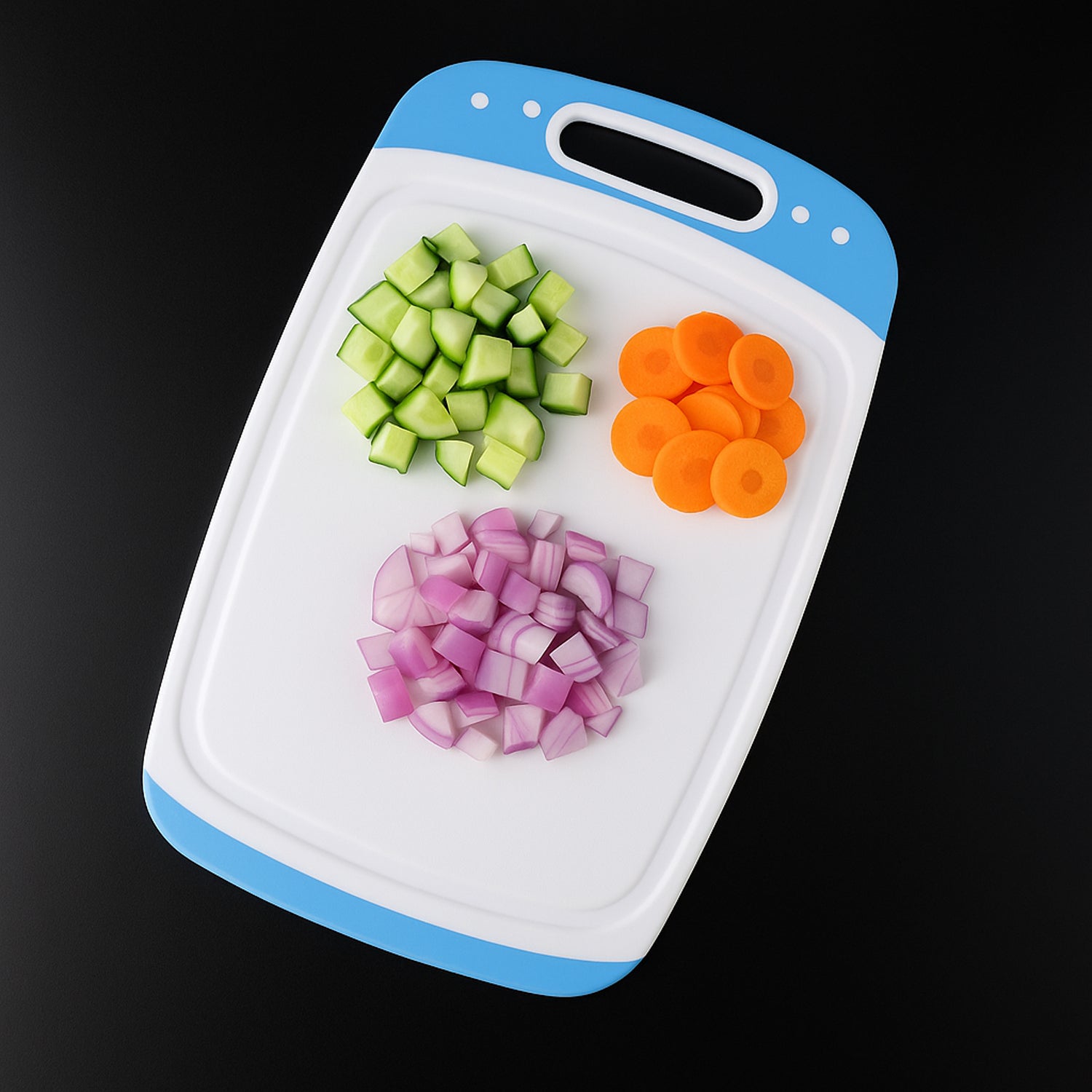 Ganesh Vegetables And Fruits Cutting Chopping Board Plastic Chopper Cutter Board (1 Pc) - Essentials