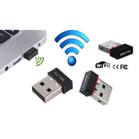7224 Wi-fi Receiver Wireless Mini Wi-fi Network Adapter With With Driver Cd For Computer  Laptop And Etc Device Use - Essentials