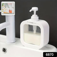 Snap Sink Dispenser Plastic Clear Empty Pump Lotion Bottles (1 Set) - Essentials