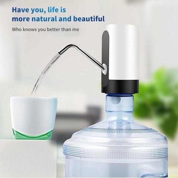 "Automatic USB Rechargeable Water Dispenser | Portable & Easy to Use | Safe BPA-Free Design" - Essentials
