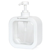 Snap Sink Dispenser Plastic Clear Empty Pump Lotion Bottles (1 Set) - Essentials
