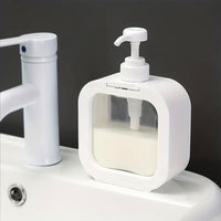 Snap Sink Dispenser Plastic Clear Empty Pump Lotion Bottles (1 Set) - Essentials