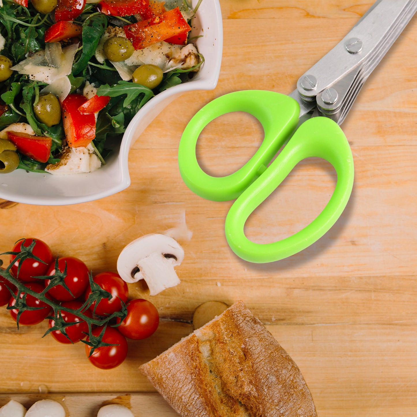 Premium 5 Blade Multipurpose Herb Scissors (1 Pc) - Essentials