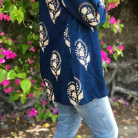 Trendy Fashionable block print Kurtis - Essentials