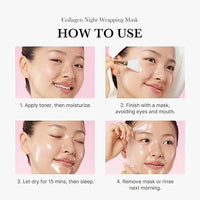SS Medicube Collagen Overnight Wrapping Peel Off Facial Mask Pack of 1 - Essentials