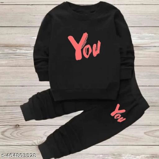 Cotton Blend Printed Clothing Set for Kids (Black, 0-1 Years) - Essentials