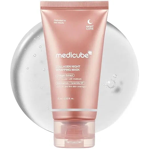 SS Medicube Collagen Overnight Wrapping Peel Off Facial Mask Pack of 1 - Essentials