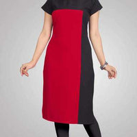 AK Fashion Mall Women Crepe Kurti (Multicolor, XL) (Pack of 1) - Essentials