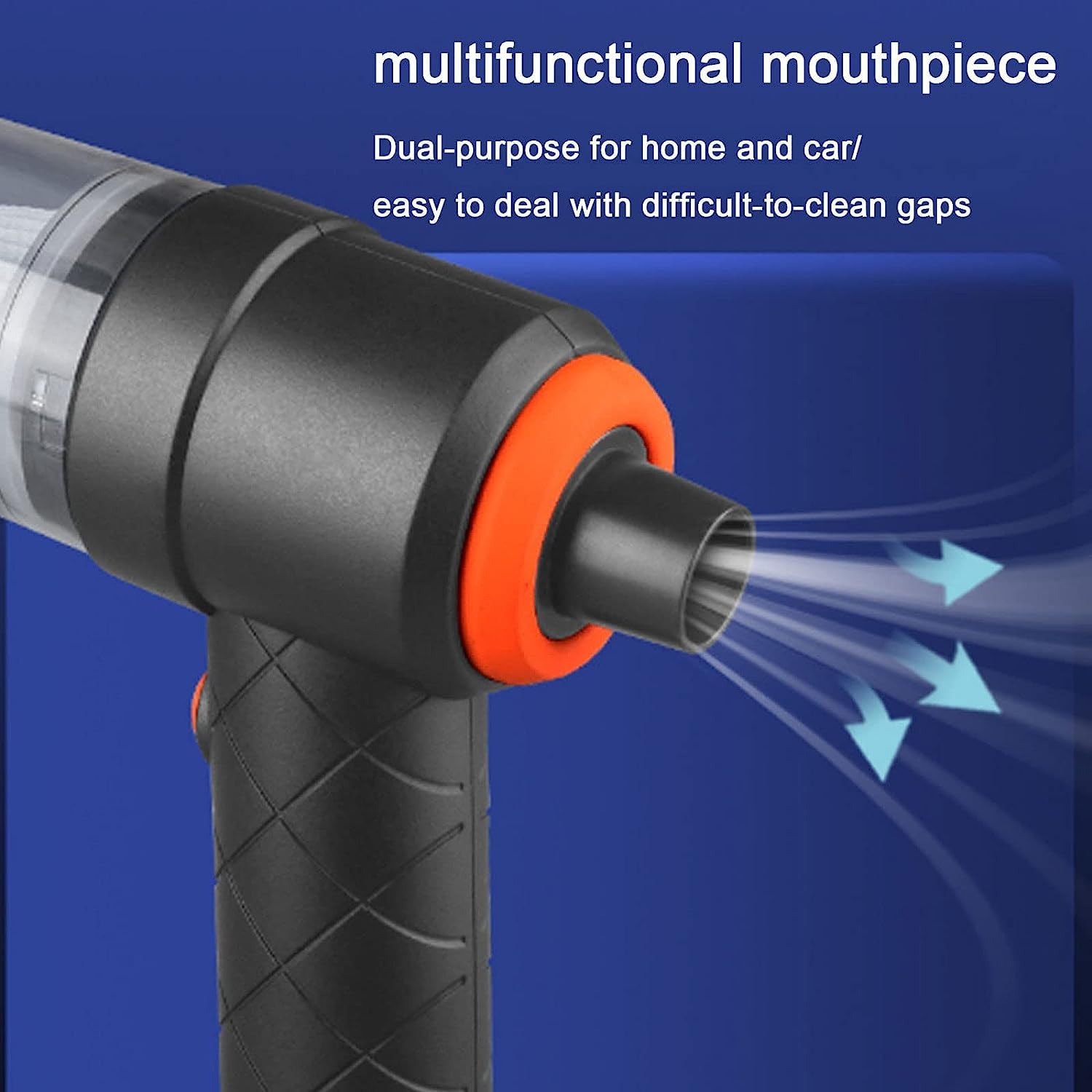 0390 Vacuum Cleaner Dust Collection  2 In 1 Car Vacuum Cleaner High-power Handheld Wireless Vacuum Cleaner Home Car Dual-use Portable Usb Rechargeable Mini Car Vacuum For Vehicle Home And Office - Essentials